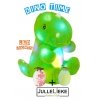 PLUCHE LED DINOSAURUS 35CM + 2 gratis dino bad bruisballen