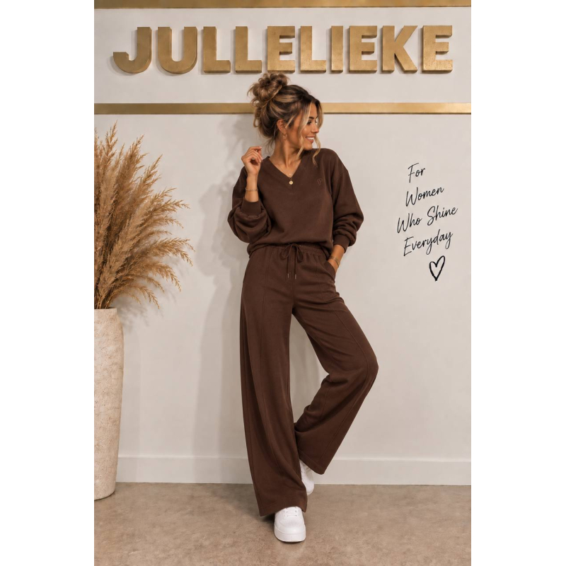 Emily outfit bruin