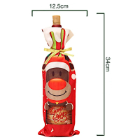 Leuke stoffen kerst verpakking rendier