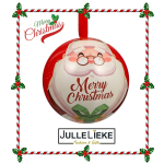 Leuke vulbare metalen kerstbal giftbox 1