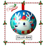 Leuke vulbare metalen kerstbal giftbox 5