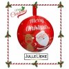 Leuke vulbare metalen kerstbal giftbox 3