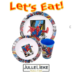 MARVEL SPIDERMAN LUNCH-DINNER SET: 3-DELIG