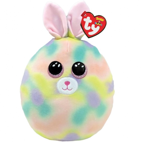 TY SQUISH A BOO FURRY PASTEL SPRING RABBIT 31CM