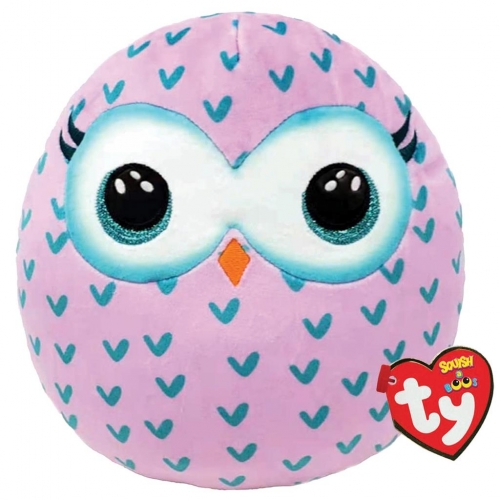 TY SQUISH A BOO WINKS OWL 20 CM