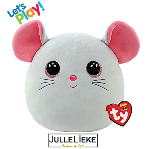 TY SQUISH A BOO CATNIP DE MUIS 20 CM