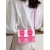 Esmee M 2 kleuren schoudertas roze