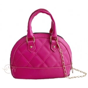 Handtas/Schoudertas dark pink