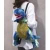 PLUCHE RUGZAK DINOSAURUS BLAUW