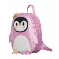 ESMEE-M SCHOUDER - RUGZAK PINQUIN ROZE 1