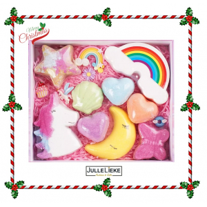 Bruisballen set Rainbow Unicorn 9 delig Kerst aanbieding!