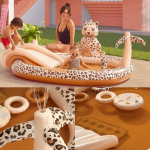 Swim Essentials Speelzwembad Beige Panterprint