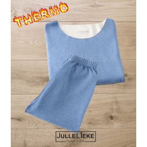 Thermo Ondergoed/Pyjama set Blauw