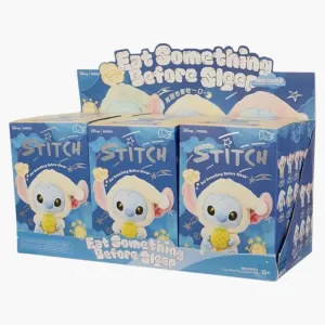 Miniso Top Toy Disney Stitch Eating Something Before Sleep Plush Keychain Sealed 1x unboxing