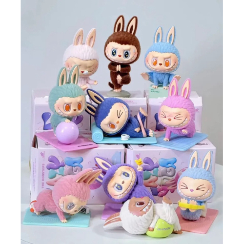 Pop Mart Labubu The Monsters Lazy Yoga Series 